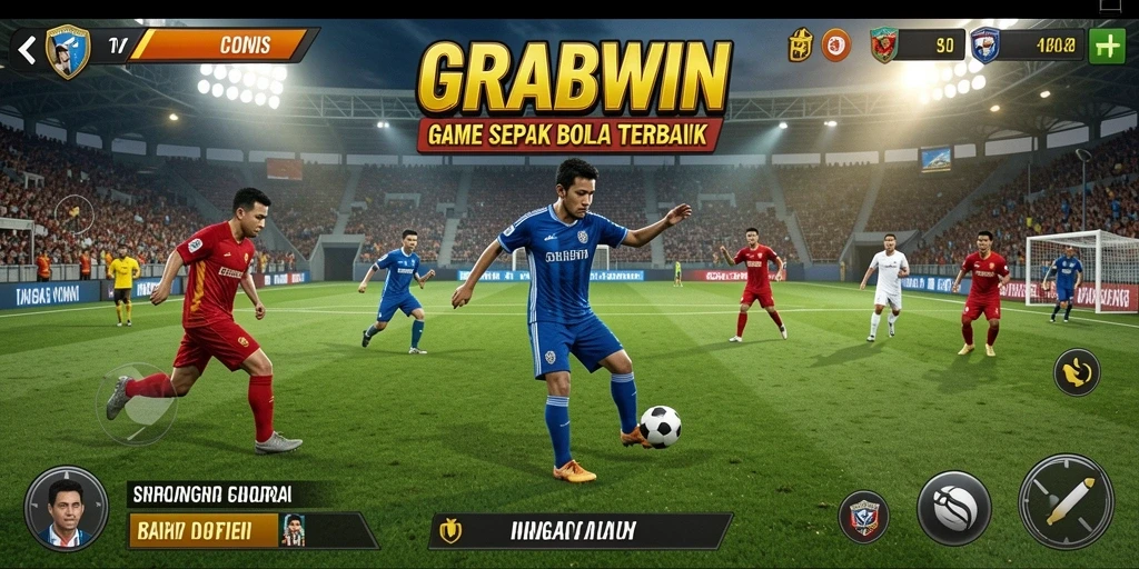 Tampilan gameplay yang realistis dan mendebarkan dari GRABWIN.