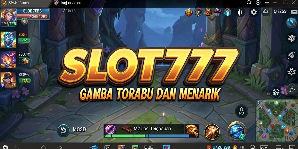 Tampilan gameplay SLOT777 yang seru dan kompetitif antara para hero.
