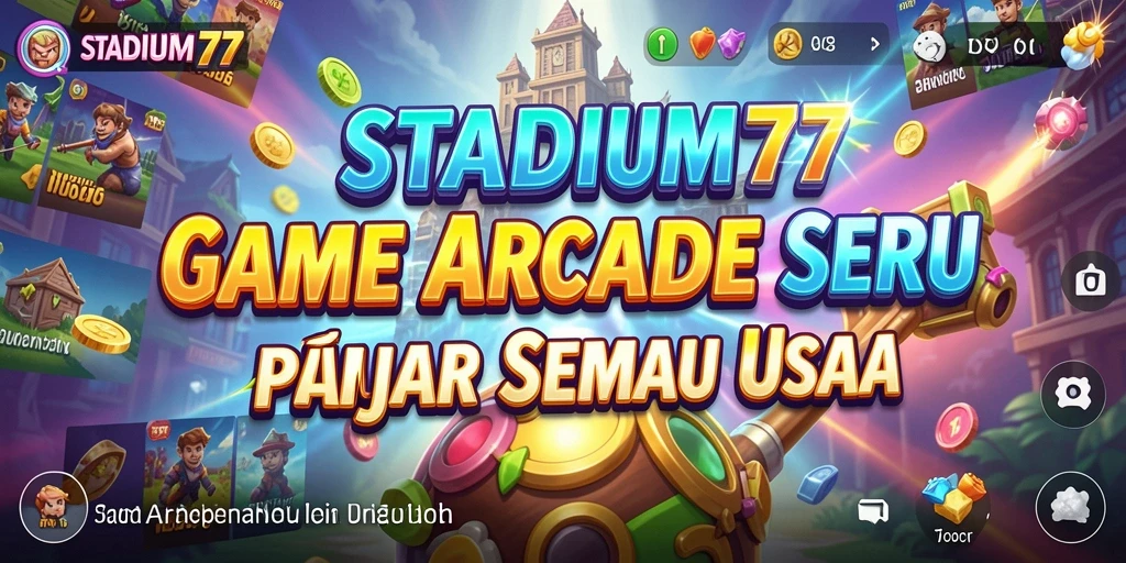 Screenshot STADIUM77 menampilkan aksi gameplay arcade yang seru dan menantang.
